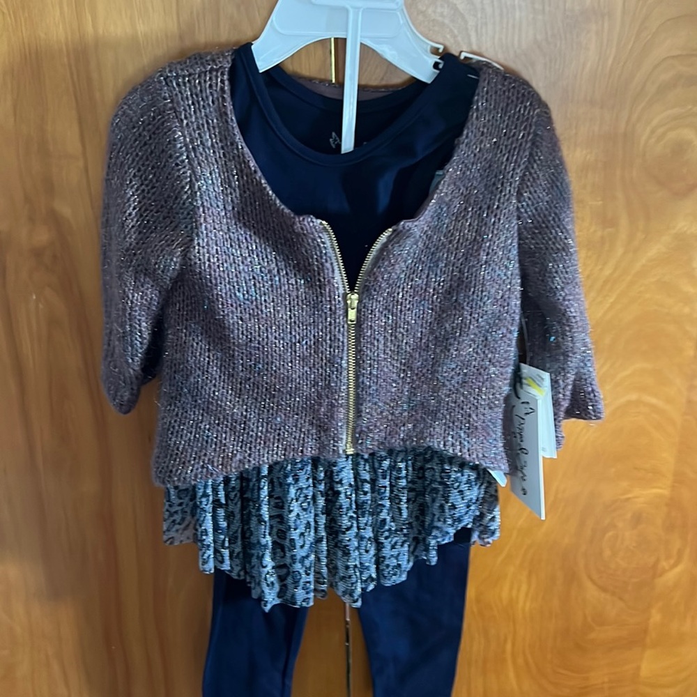 NWTToddler girl 3 piece outfit size 3t